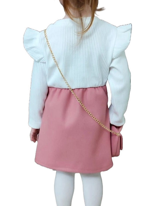 Rochie pentru Copii Mânecă lungă Pink