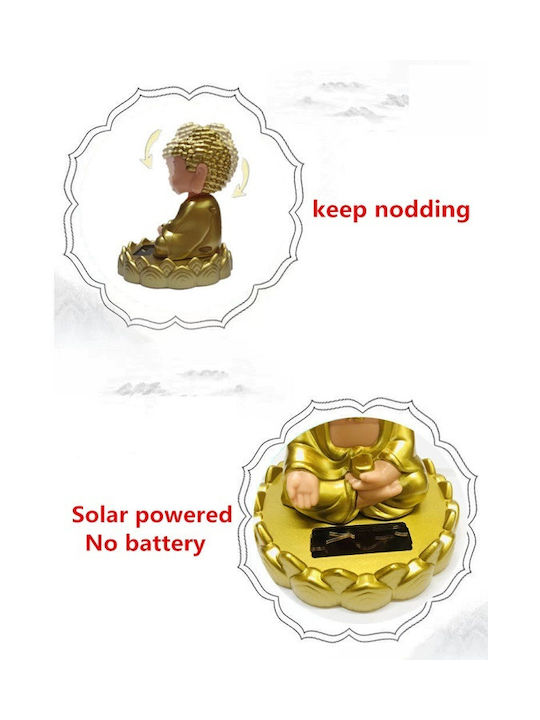 Decorative Buddha made of Plastic Prosperity 11x8.5cm 1pcs