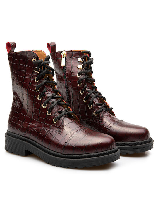 Labrini Women's Ankle Boots Burgundy