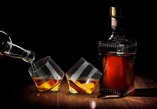 Winkee Σετ Ποτήρια Ουίσκι Γυάλινα 244ml 2τμχ