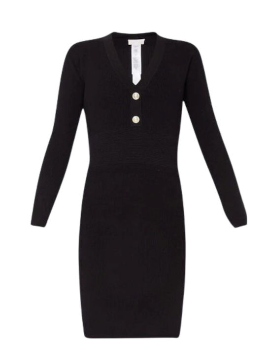 Liu Jo Abito Mini Dress Knitted Black