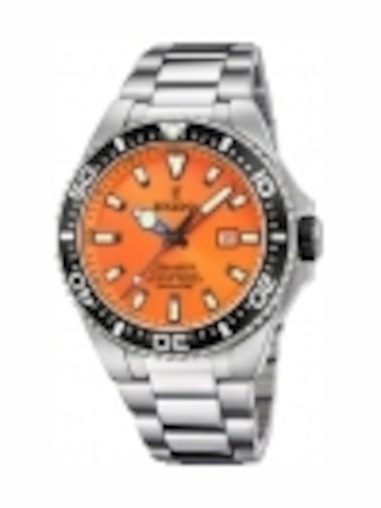 Festina Diver Ρολόι Μπαταρίας με Μεταλλικό Μπρασελέ Festina Diver Ρολόι Μπαταρίας με Μεταλλικό Μπρασελέ