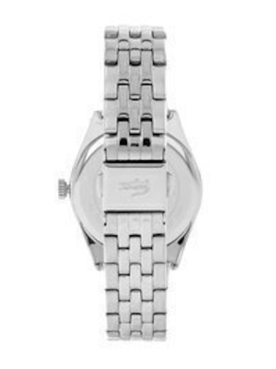 Lacoste Herrenuhr Batterie mit Silber Metallarmband