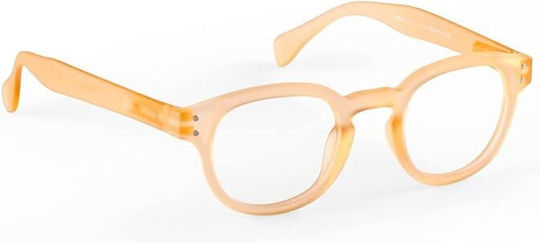 PopMe Reading Glasses +3.00 Yellow Peach