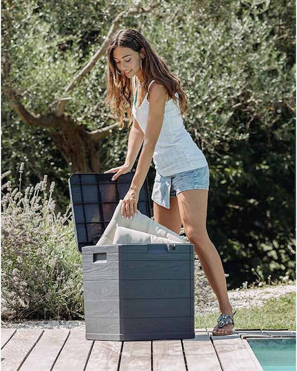 Toomax Storage Basket Plastic with Lid Gray 42.5x45x50cm 1pcs