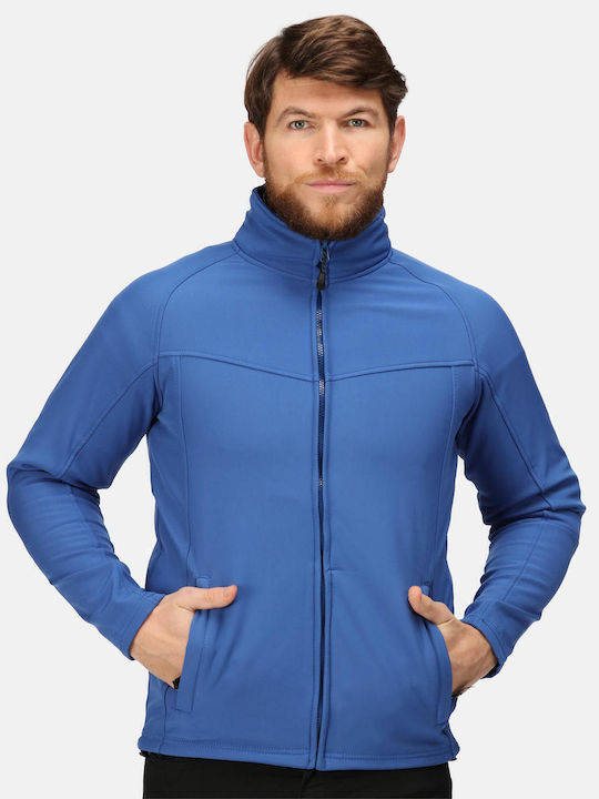 Tra642 Χειμωνιάτικο Μπουφάν Softshell Αδιάβροχο και Αντιανεμικό New Royal