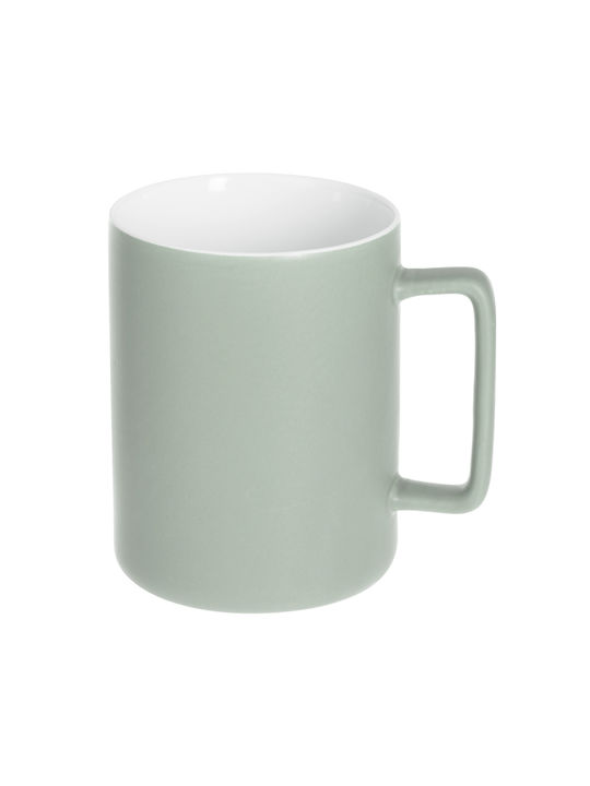 Mug Ceramic Green 1pcs