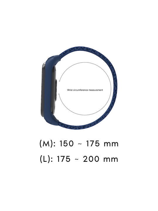 Sonique Armband Stoff Rot (Xiaomi Mi Band 3/4/5/6 - Sonique)