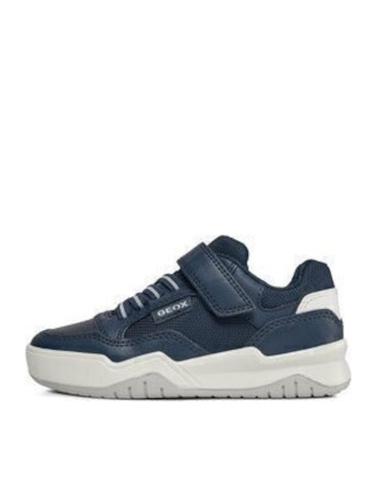 J Perth Kinder Sneakers Anatomisch mit Klettverschluss Marineblau