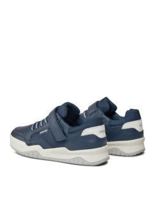 J Perth Kinder Sneakers Anatomisch mit Klettverschluss Marineblau
