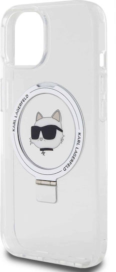 Karl Lagerfeld Choupette Back Cover Πλαστικό Διάφανο (iPhone 15)