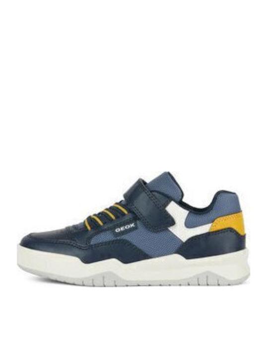 J Perth Kids Sneakers Anatomic with Scratch Navy Blue