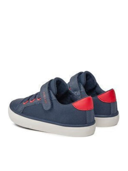 J Gisli Kids Sneakers Anatomic with Scratch Navy Blue