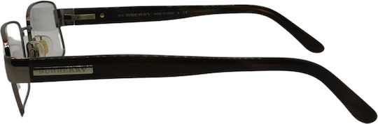 Burberry Metal Eyeglass Frame Black BE1079 1016