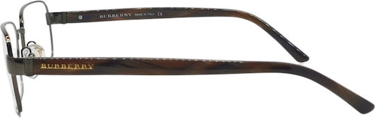 Burberry Metal Eyeglass Frame Silver BE1097 1003