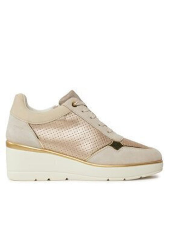 Geox D Ilde Damen Sneakers Beige