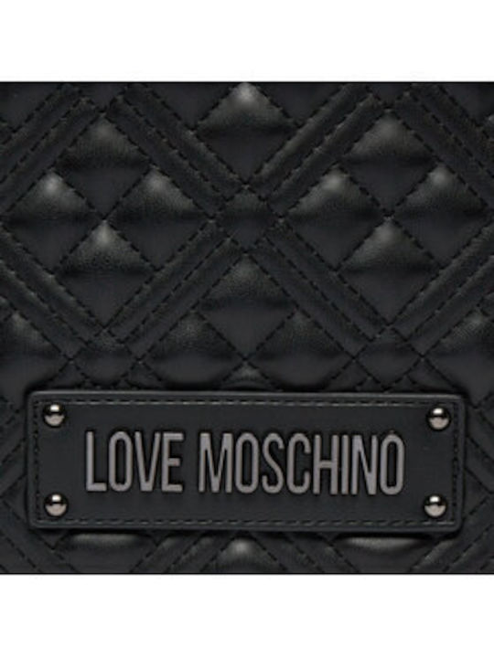 Moschino Damen Tasche Rucksack Schwarz