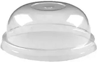 Ecocraft Disposable Cup Lids Dome Lid in Transparent color (100pcs)