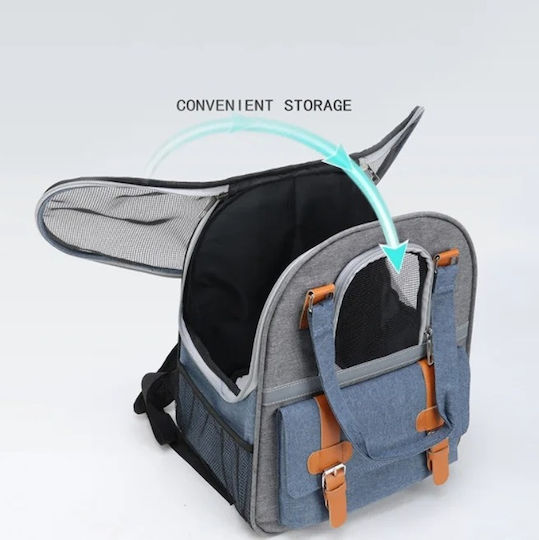 Rucsac pentru transport câine / pisici Portocaliu M33xL22xA39cm.