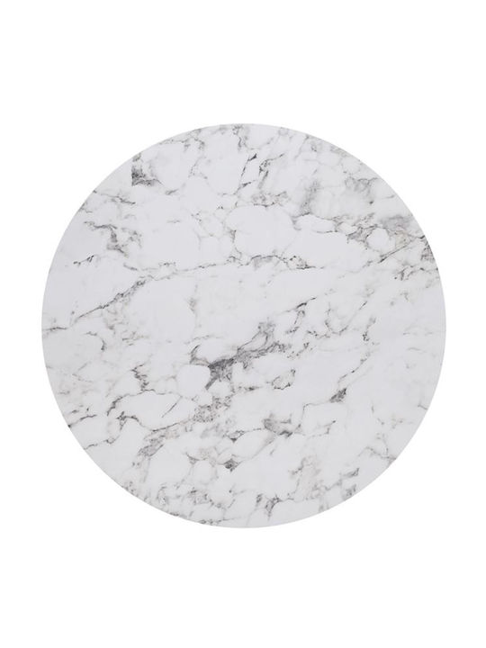 Woodwell Rotundă Suprafața mesei Placă din Lemn Agregat Marble 70x70x3cm Ε101,421 2buc