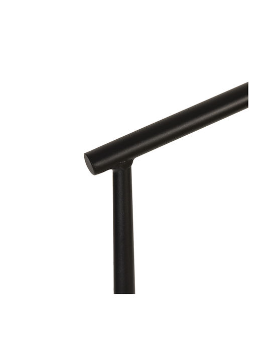 Scaun De Bar Pentru Exterior Rattan Mandraka Negru/Natural 56x63x108cm