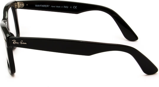 Ray Ban Wayfarer Ease Weiblich Kunststoff Brillenrahmen Schwarz RX4340V 2000