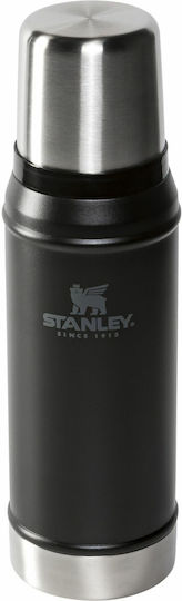Stanley Classic Legendary Bottle Thermos Stainless Steel BPA Free 750ml Matte Black Pebble with Cap-Cup