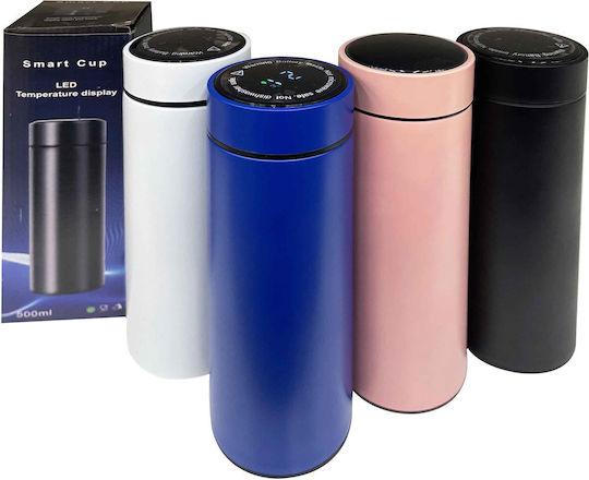 Μπουκάλι Θερμός Ανοξείδωτο BPA Free 500ml Μαύρο