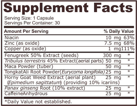 Pure Nutrition Libido Formula 30 капсули