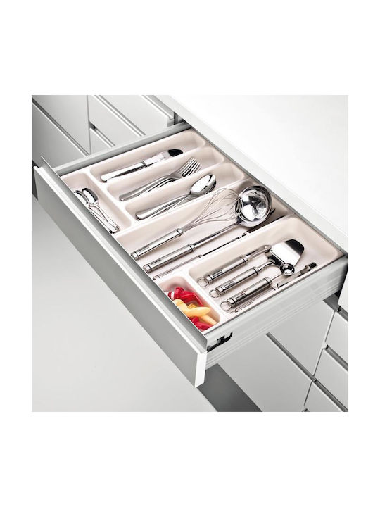 Tescoma Μεμονωμένη Θήκη Flexispace Πλαστική 14.8x7.4x4.5εκ. Λευκή
