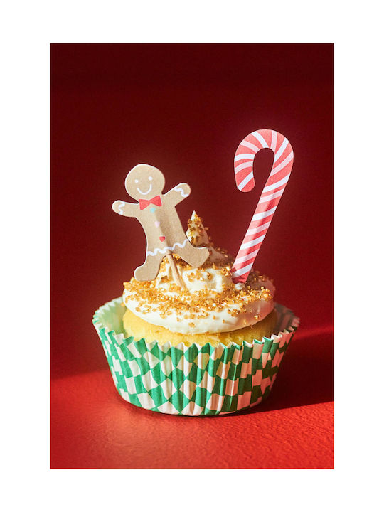 Meri Meri Christmas Cupcake Ornament 24pcs