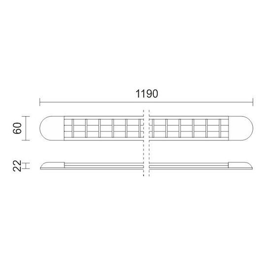 Spot Light LED Γραμμικό Φωτιστικό Οροφής 36W Φυσικό Λευκό IP20 Μ119xΒ6.6xΥ2.2εκ.