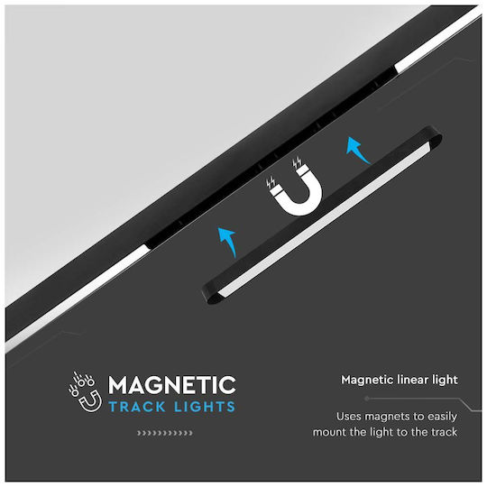 V-TAC LED Γραμμικό Φωτιστικό Οροφής 18W Ψυχρό Λευκό IP20 Μ38.5xΒ2.6xΥ2.4εκ.