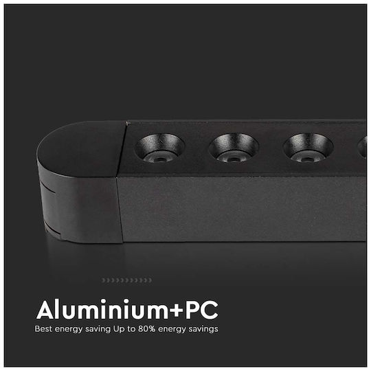 V-TAC LED Kommerzielle lineare Beleuchtung Leuchte Decke 5W Warmes Weiß IP20 B16xT2.6xH2.4cm