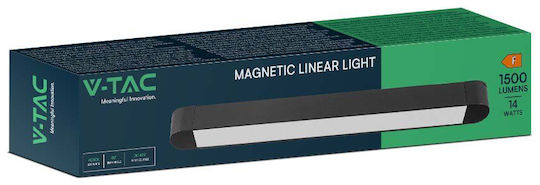 V-TAC LED Kommerzielle lineare Beleuchtung Leuchte Decke 14W Kaltes Weiß IP20 B27.8xT2.6xH2.4cm