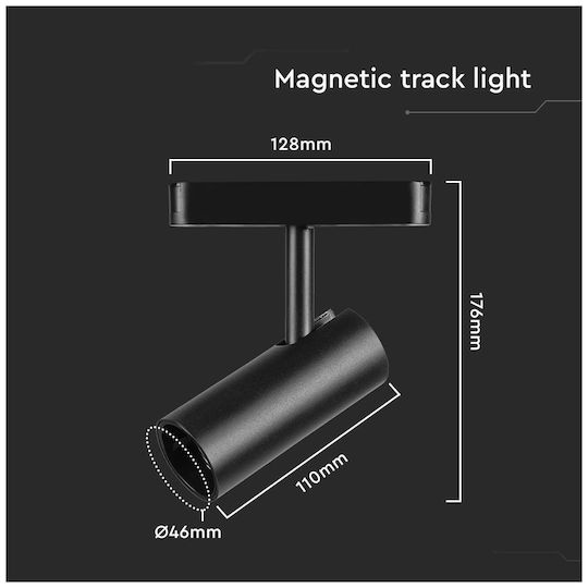 V-TAC Commercial Linear LED Ceiling Light 11W Cold White IP20 L17.6xD12.8xH4.6cm