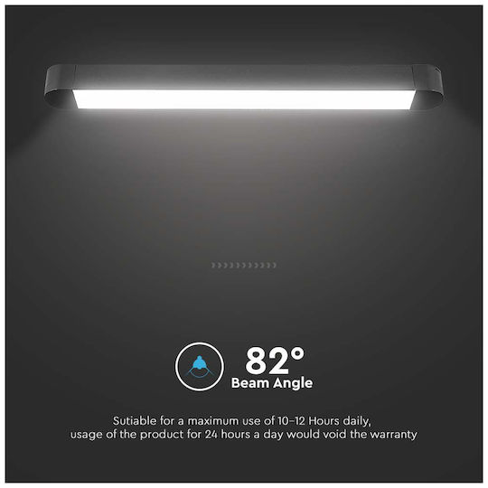V-TAC LED Kommerzielle lineare Beleuchtung Leuchte Decke 14W Kaltes Weiß IP20 B27.8xT2.6xH2.4cm