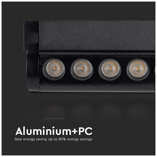 V-TAC LED Γραμμικό Φωτιστικό Οροφής 12W Ψυχρό Λευκό IP20 Μ26xΒ5.2xΥ3.3εκ.