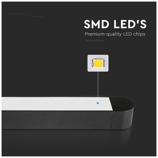 V-TAC LED Kommerzielle lineare Beleuchtung Leuchte Decke 14W Kaltes Weiß IP20 B27.8xT2.6xH2.4cm