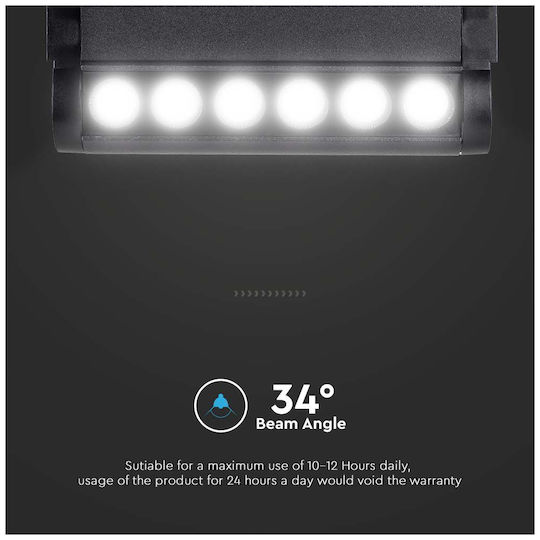 V-TAC LED Γραμμικό Φωτιστικό Οροφής 5W Ψυχρό Λευκό IP20 Μ14.5xΒ5.2xΥ3.3εκ.