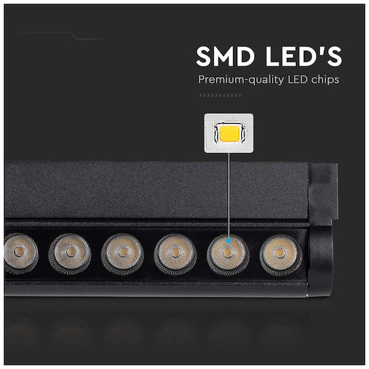 V-TAC LED Γραμμικό Φωτιστικό Οροφής 5W Ψυχρό Λευκό IP20 Μ14.5xΒ5.2xΥ3.3εκ.