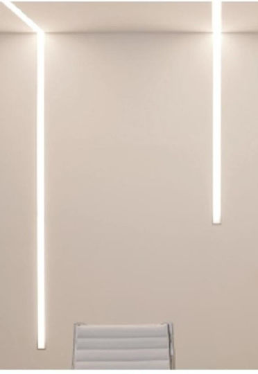 Aca Vylo Commercial Linear Recessed LED Wall Light 22W Natural White IP20 72cm