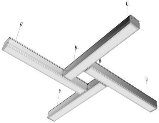 Elvhx LED Γραμμικό Φωτιστικό Τοίχου 18W Ψυχρό Λευκό IP20 Μ60xΒ7xΥ7εκ.