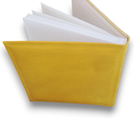 Artifact Album Embrace of Klimt 30 Pages Yellow made of Leatherette 24x24cm