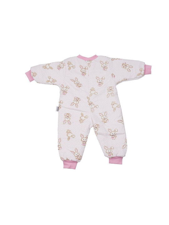 Kamtex Baby Summer Sleeping Bag with Feet 1 Tog Pink