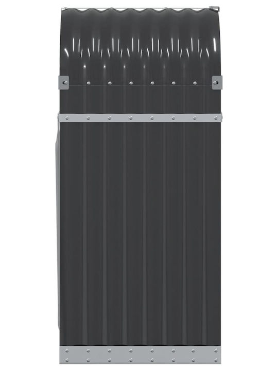 vidaXL Metallisch Regal Holzlagerung 40x45x100cm