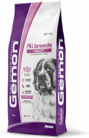 Monge Adult 15kg Dry Food for Adult Dogs with Pork