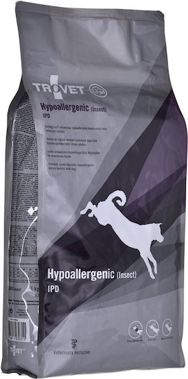 Trovet Hypoallergenic Insect 3кг Суха Храна без Зърнени храни и Глутен за Възрастни Кучета с Картофи, Птици, Черен дроб и Ориз