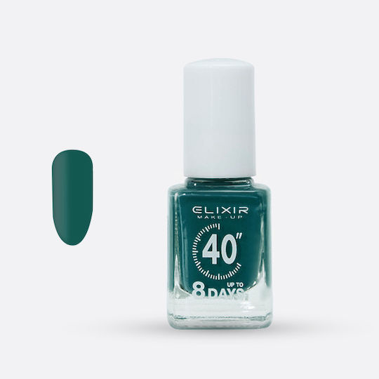 Elixir 40″ Up To 8 Days Glossy Nail Polish Long Lasting Quick Dry Petrol Blue 13ml