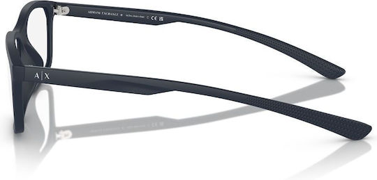 Armani Exchange Plastic Eyeglass Frame Blue AX3108U 8181